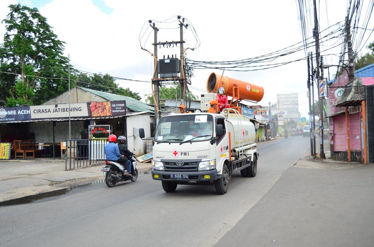 PMI Kota Bekasi Dinfeksi Secara Menyeluruh