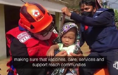 Satu Detik Aksi Kemanusiaan PMI Kota Bekasi Disorot Dunia