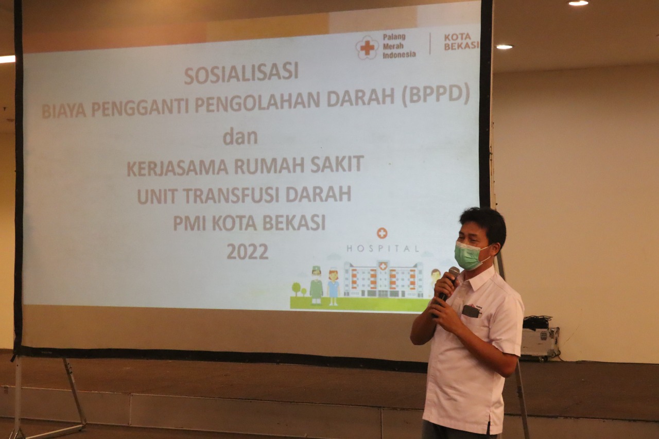Gerak Peduli Kemanusiaan, PMI Kota Bekasi Gelar Sosialisasi Layanan Pengolahan Darah